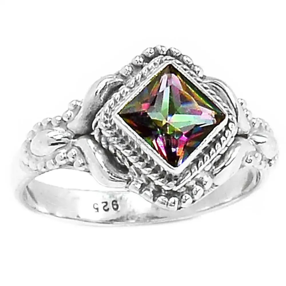 Natural Mystic Topaz Gemstone Ring In Sterling Silver Jewelry 925SR2326_0