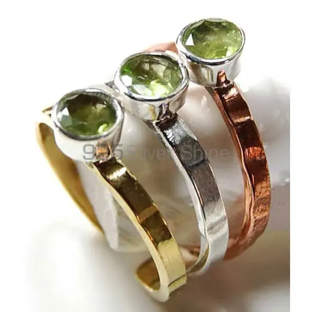 Natural Peridot Gemstone Rings In 925 Sterling Silver Jewelry 925SR3698_1