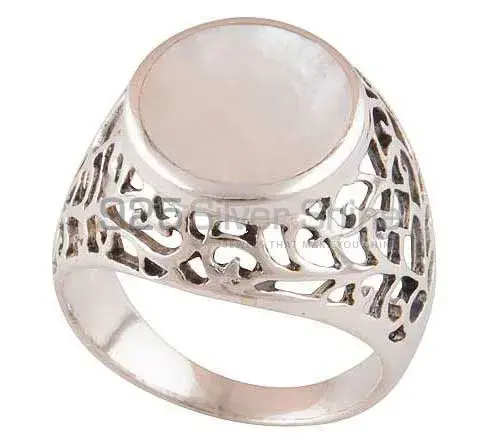 Natural Rainbow Moonstone Rings In 925 Sterling Silver 925SR2788_1