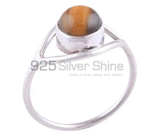 Natural Tiger's Eye Gemstone Rings In Fine 925 Sterling Silver 925SR2794_0