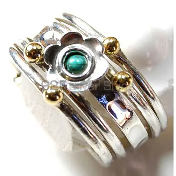 Natural Turquoise Gemstone Rings In 925 Sterling Silver Jewelry 925SR3704_0