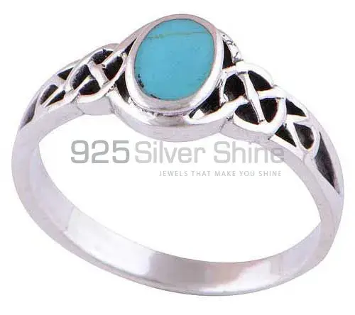 Natural Turquoise Gemstone Rings In 925 Sterling Silver Jewelry 925SR2894_1