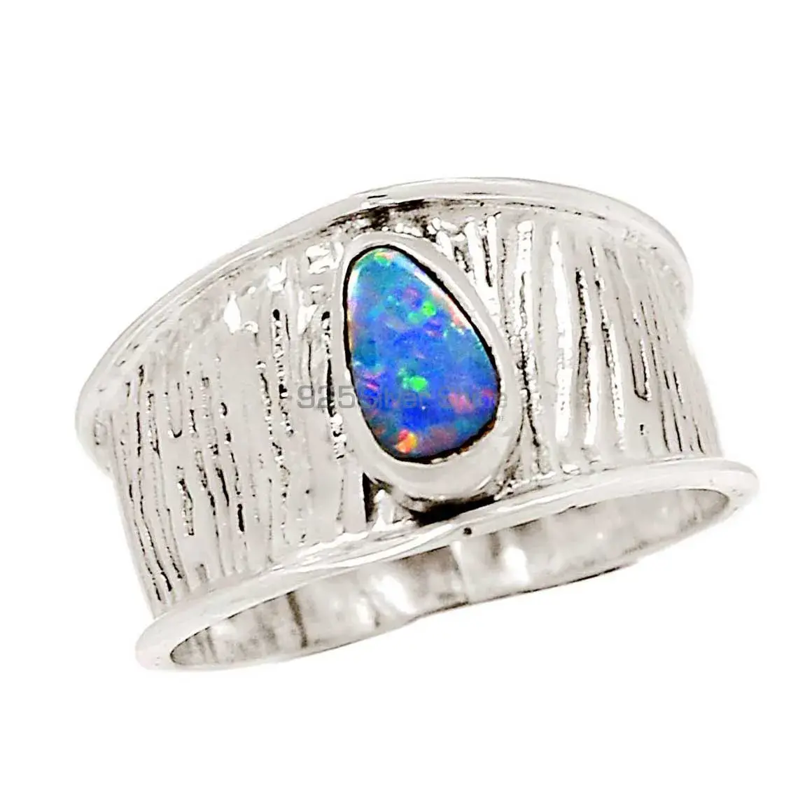 Opal Stone Rings In Sterling Silver Fine Jewelry 925SR2328_1
