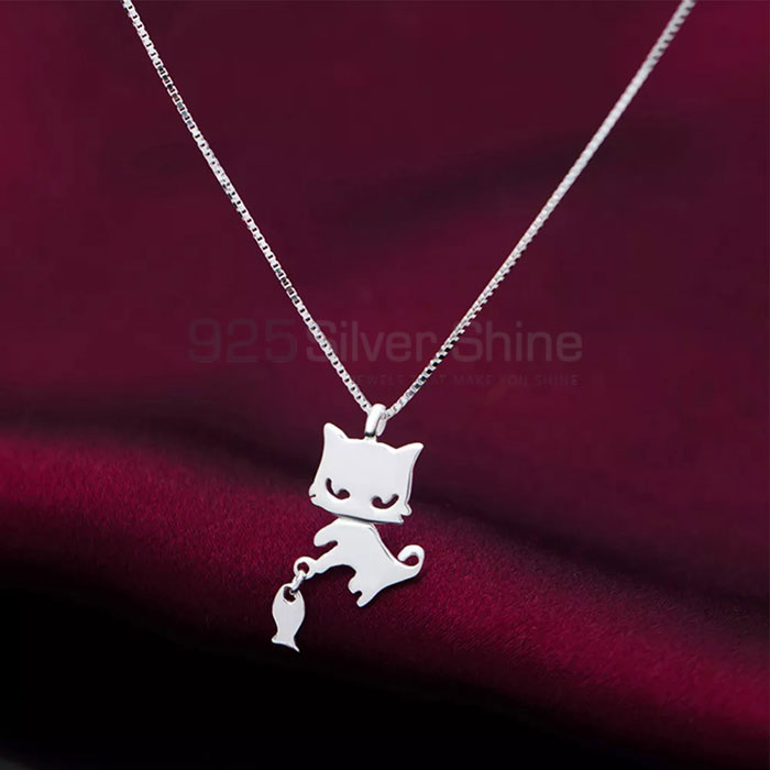 Owl Necklace, Animal Minimalist Necklace In 925 Sterling Silver AMN178_1