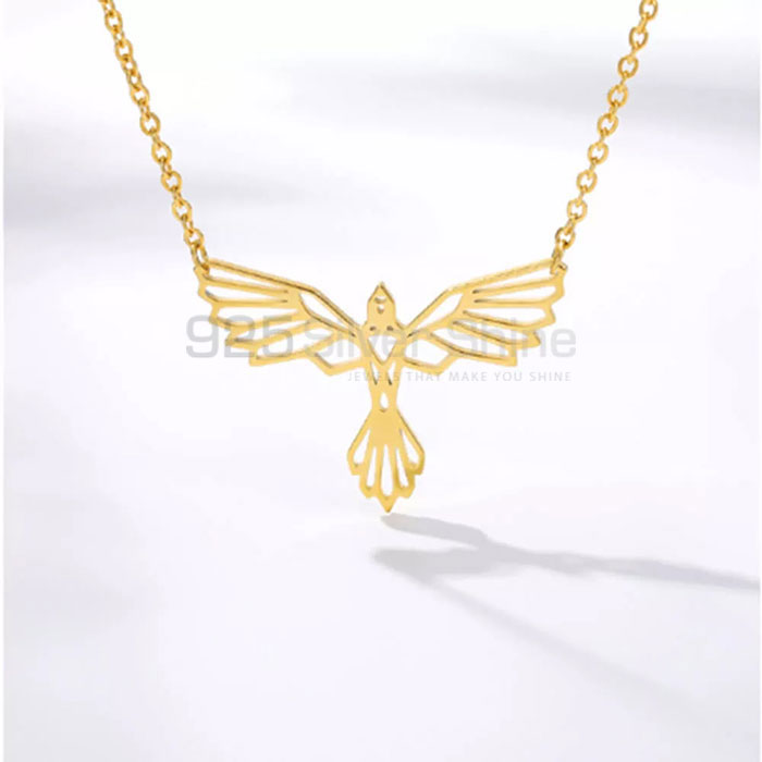 Owl Necklace, Animal Minimalist Necklace In 925 Sterling Silver AMN222_0