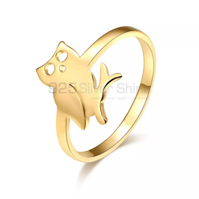 Owl Ring, Animal Minimalist Rings In 925 Sterling Silver AMR302_0