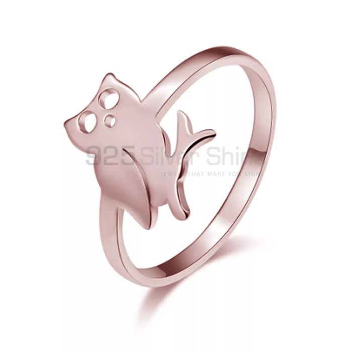 Owl Ring, Animal Minimalist Rings In 925 Sterling Silver AMR302_1