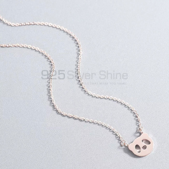 Panda Necklace, Animal Minimalist Necklace In 925 Sterling Silver AMN226_2