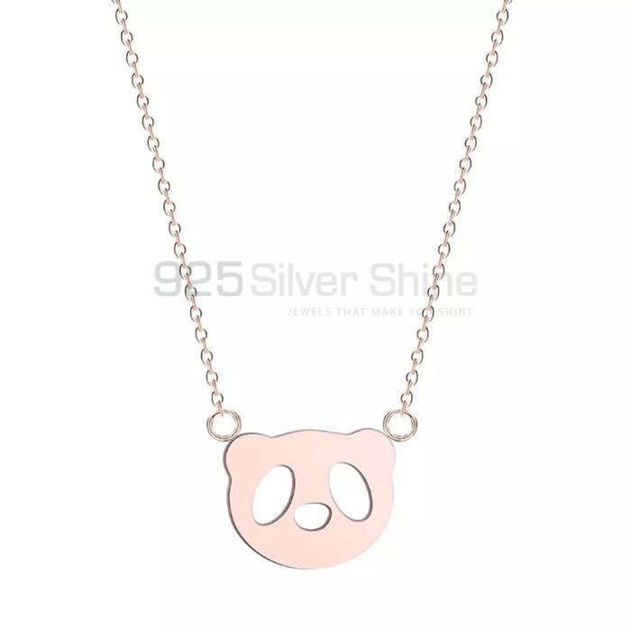 Panda Necklace, Animal Minimalist Necklace In 925 Sterling Silver AMN226_3