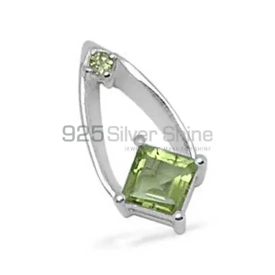 Peridot Gemstone Handmade Pendants In 925 Sterling Silver Jewelry 925SP1441_0