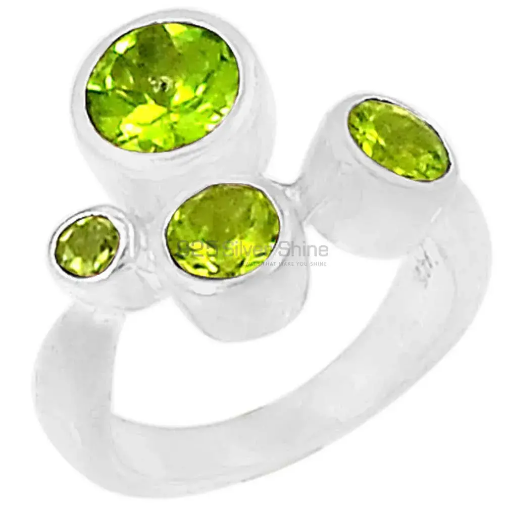 Peridot Gemstone Ring In 925 Sterling Silver 925SR075-2_0