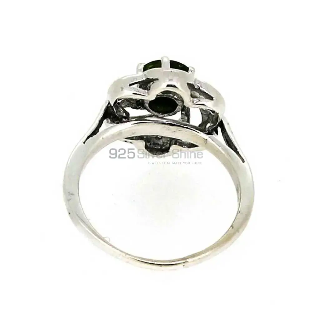 Sterling Silver Peridot rings Jewelry 925SR024-1_1