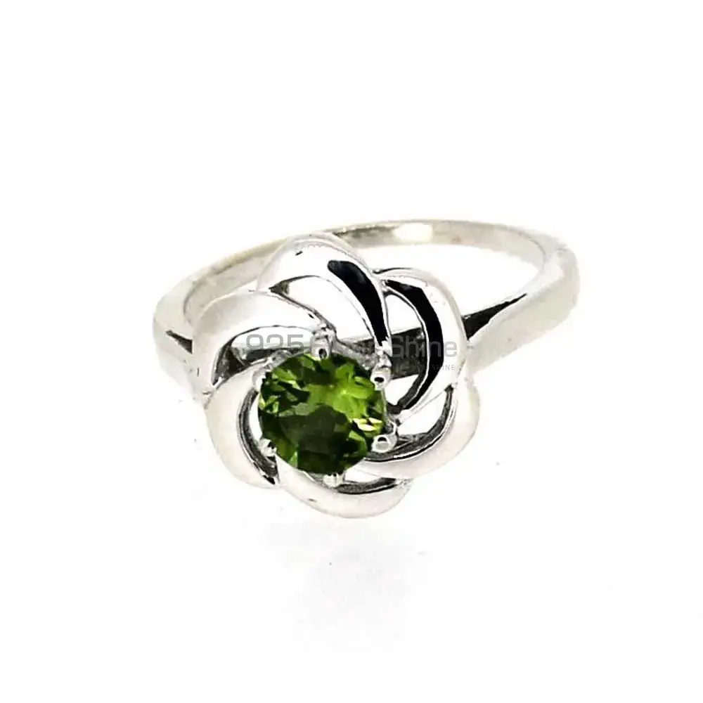 Sterling Silver Peridot rings Jewelry 925SR024-1_2