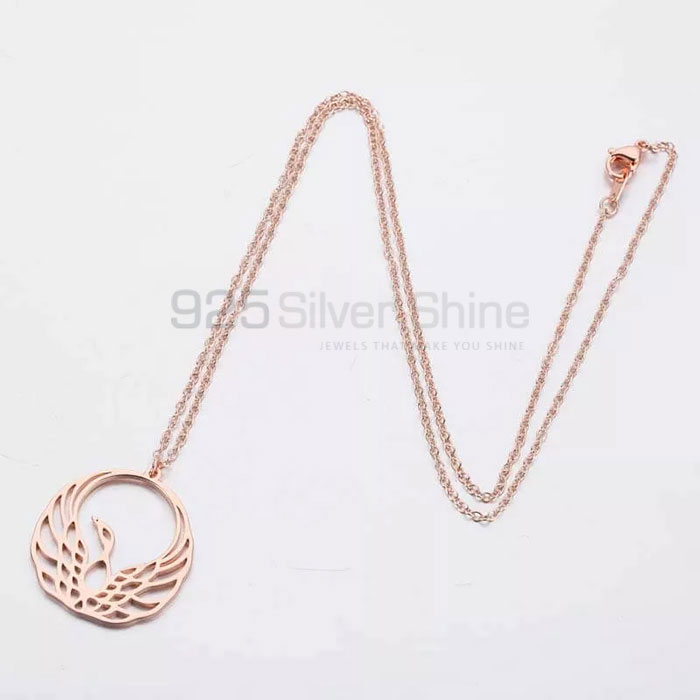 Phoenix Necklace, Stunning Animal Minimalist Necklace In 925 Sterling Silver AMN198_0