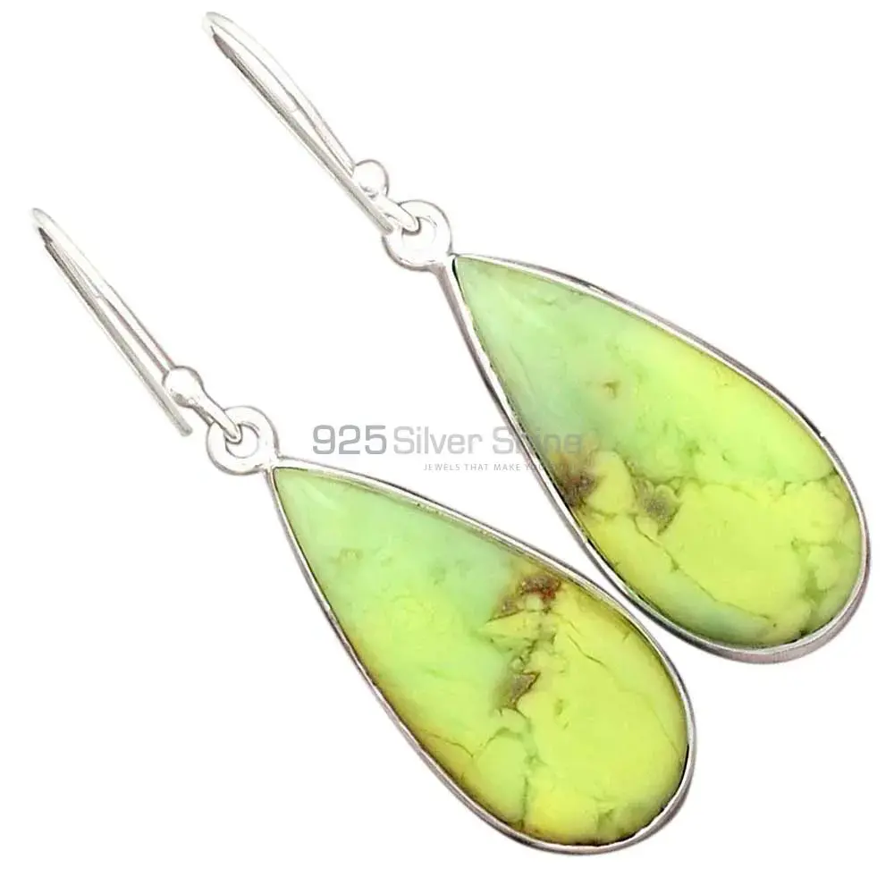 Semi Precious Agate Gemstone Earrings In 925 Sterling Silver 925SE2261_2