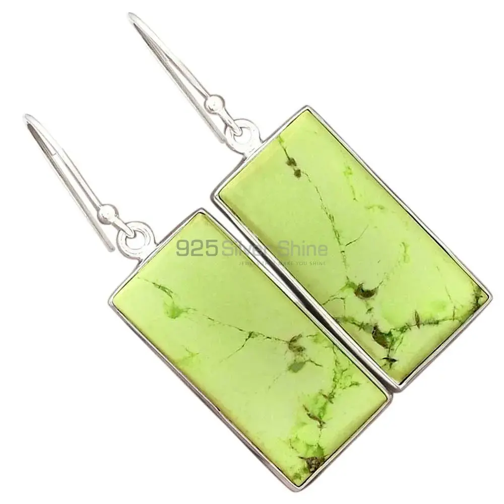 Semi Precious Agate Gemstone Earrings In Fine 925 Sterling Silver 925SE2267_2