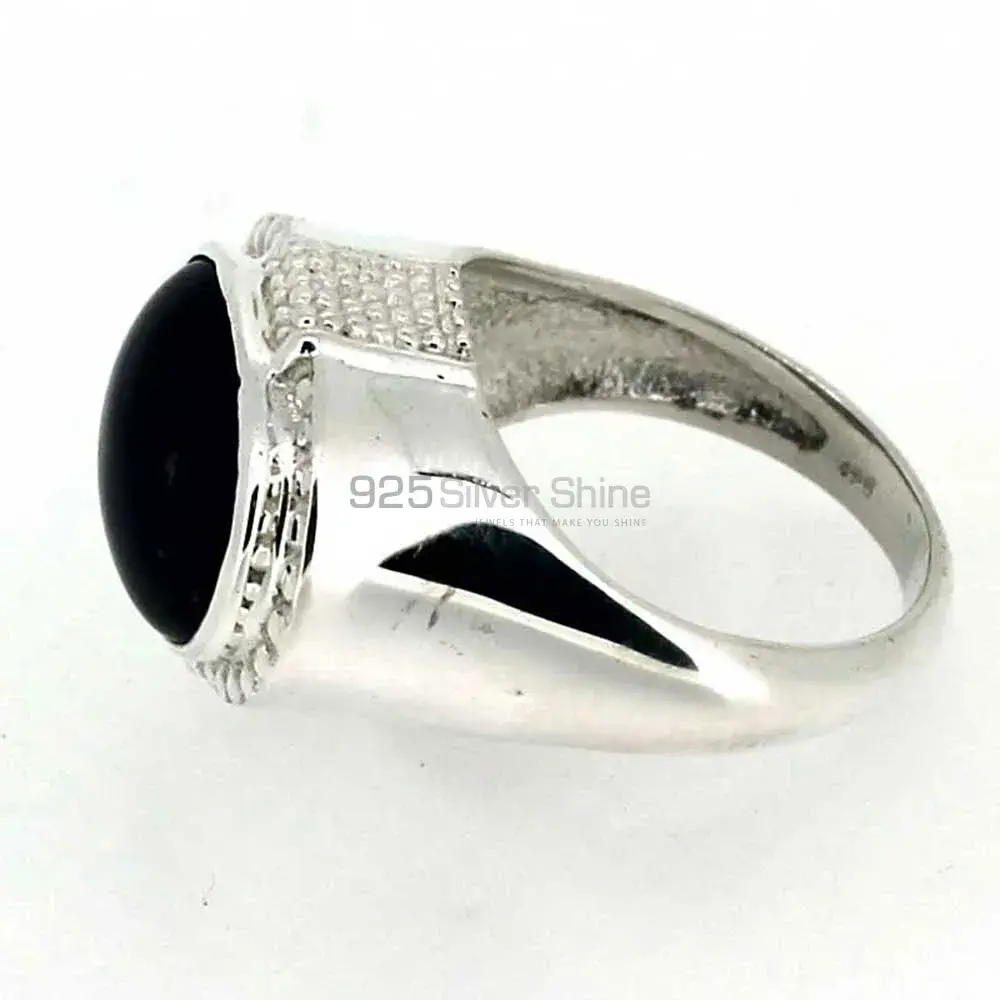 Natural Amethyst February Birthstone Silver Rings 925SR042-1_1