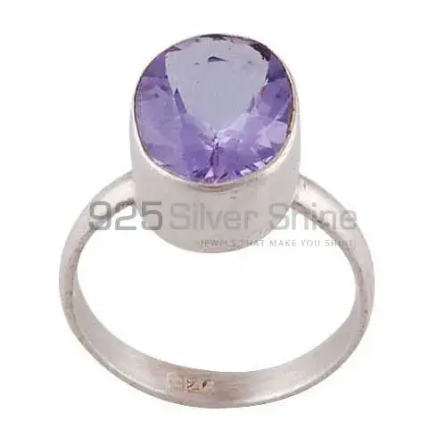 Amethyst Sterling Silver Couple Rings Jewelry 925SR3948_0