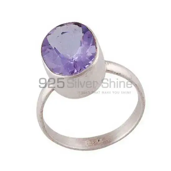 Amethyst Sterling Silver Couple Rings Jewelry 925SR3948_1