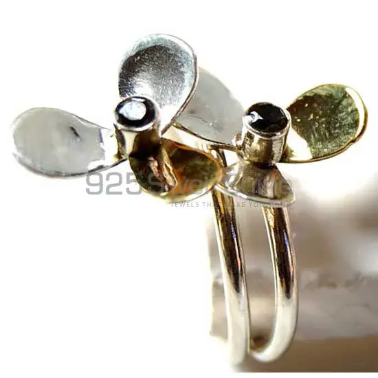 Semi Precious Black Onyx Gemstone Rings In 925 Sterling Silver Jewelry 925SR3775_0