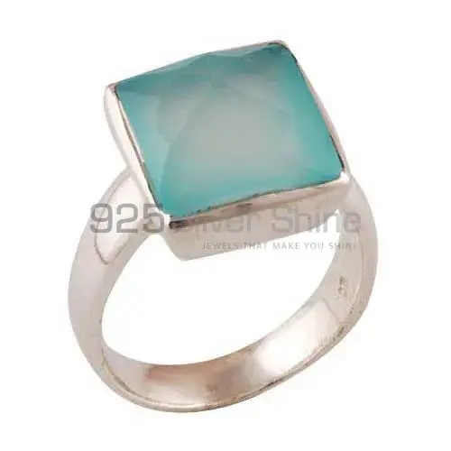 Semi Precious Chalcedony Gemstone Rings In 925 Sterling Silver Jewelry 925SR3463_0