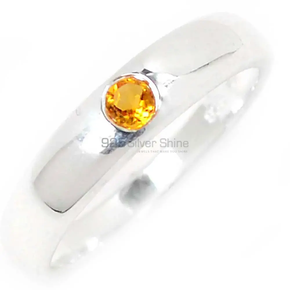 Sterling Silver Citrine Birthstone Rings 925SR081-1_0