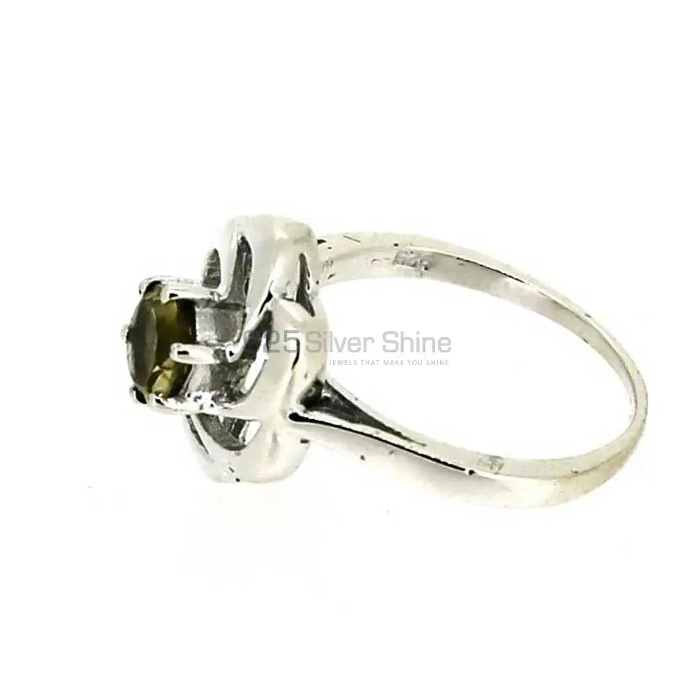 Natural Citrine Gemstone Silver Rings 925SR024-2_1