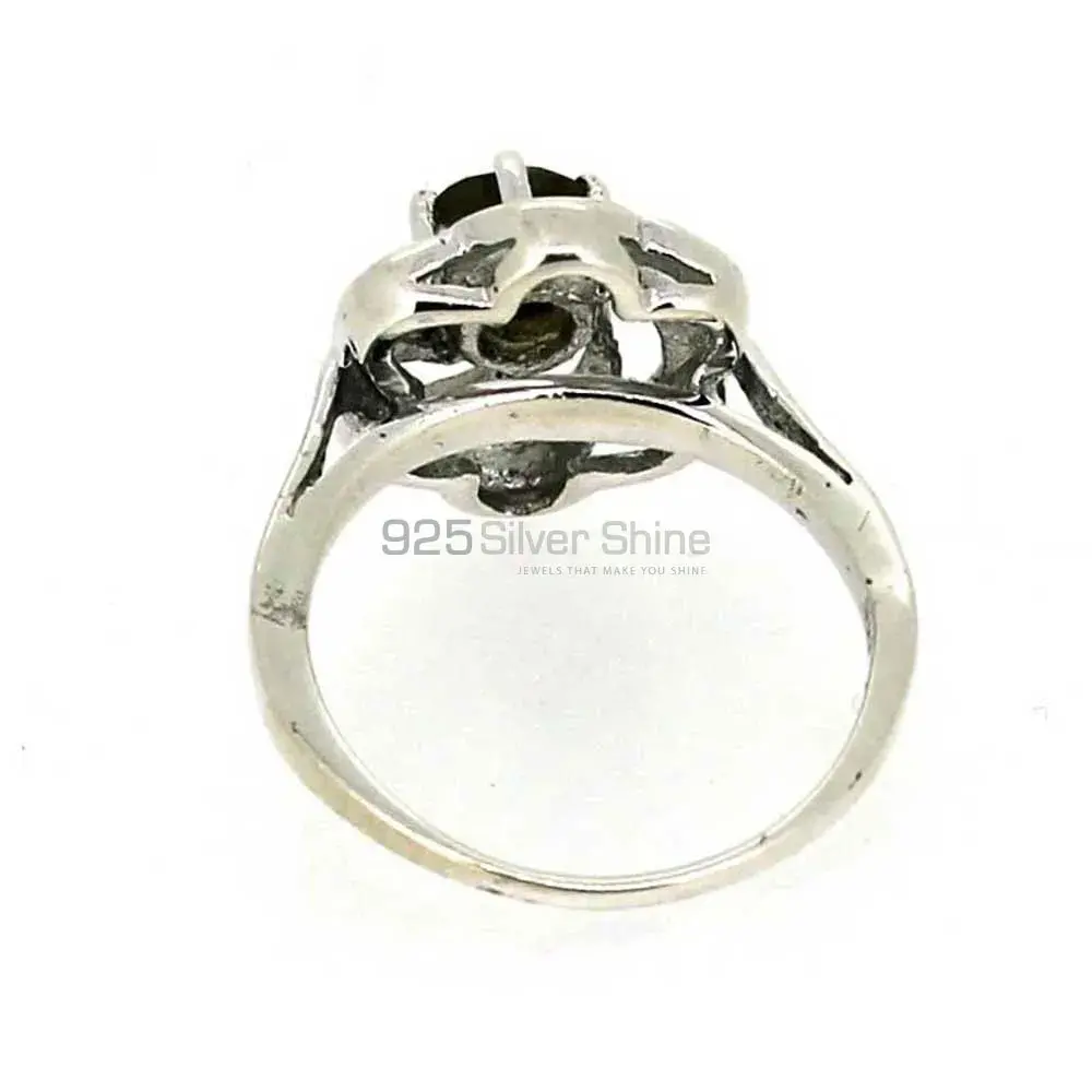 Natural Citrine Gemstone Silver Rings 925SR024-2_3