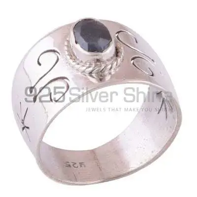 Semi Precious Dyed Sapphire Gemstone Rings In 925 Sterling Silver 925SR3945_0