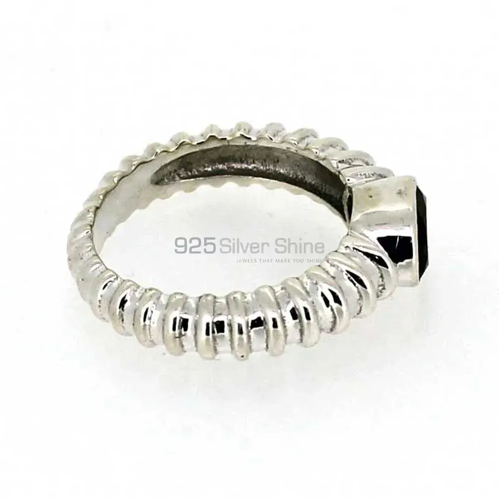 Sterling Silver Garnet Cut Stone Rings 925SR025-2_2