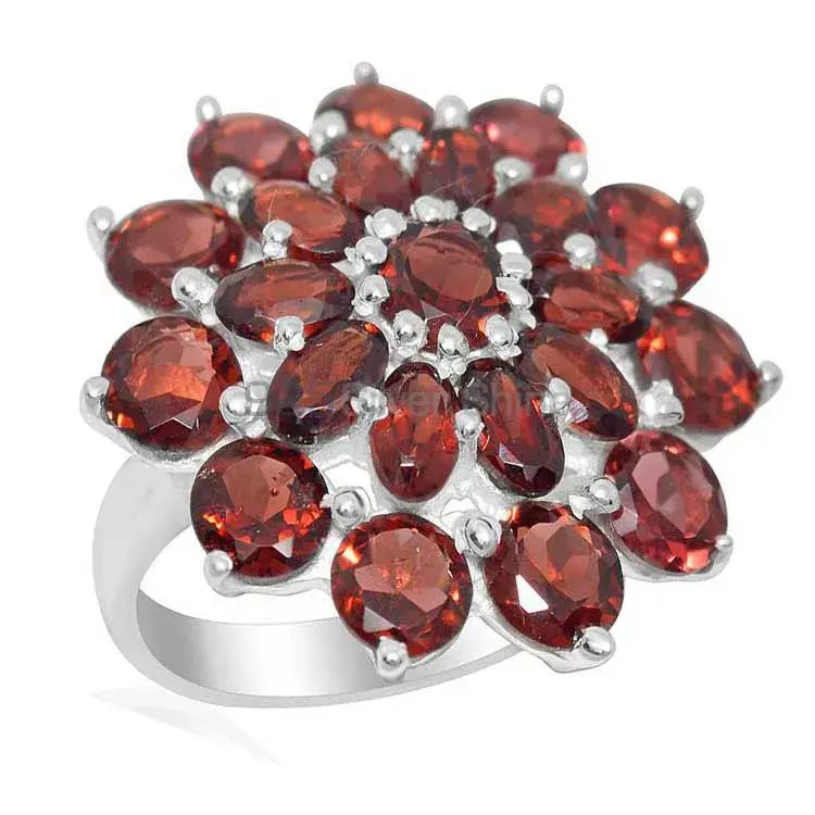 Semi Precious Garnet Gemstone Rings In 925 Sterling Silver 925SR2148_0