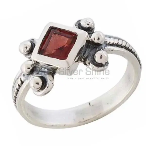 Handmade Sterling Silver Garnet Rings 925SR3672_0