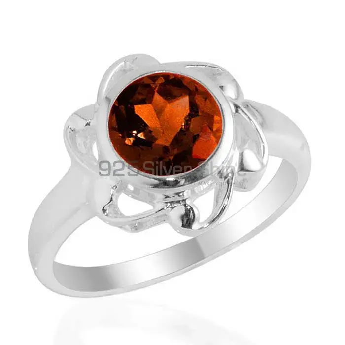 Sterling Silver garnet Rings For Wedding 925SR2102_0