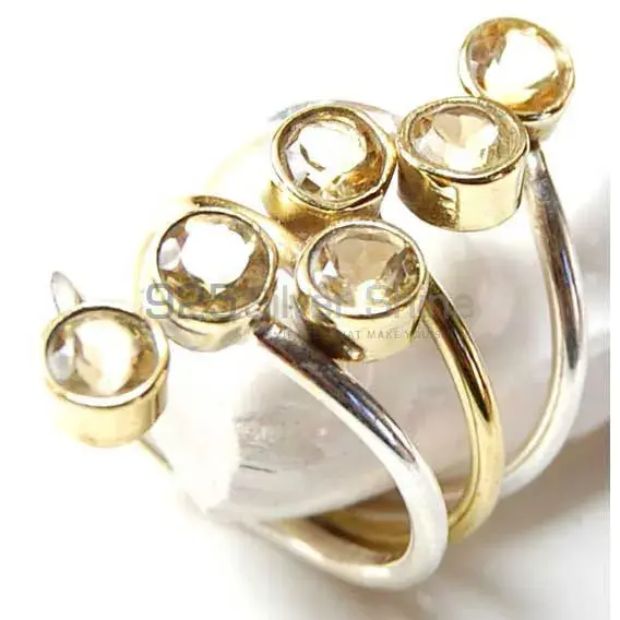 Semi Precious Lemon Topaz Gemstone Rings In 925 Sterling Silver Jewelry 925SR3705_1