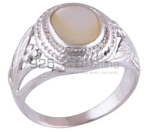 Mother Of Pear Gemstone Rings In 925 Sterling Silver Jewelry 925SR2901_1