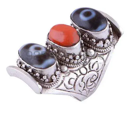 Semi Precious Multi Gemstone Rings In 925 Sterling Silver Jewelry 925SR2740_1
