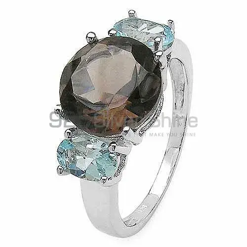 Semi Precious Multi Gemstone Rings In 925 Sterling Silver 925SR3184_1