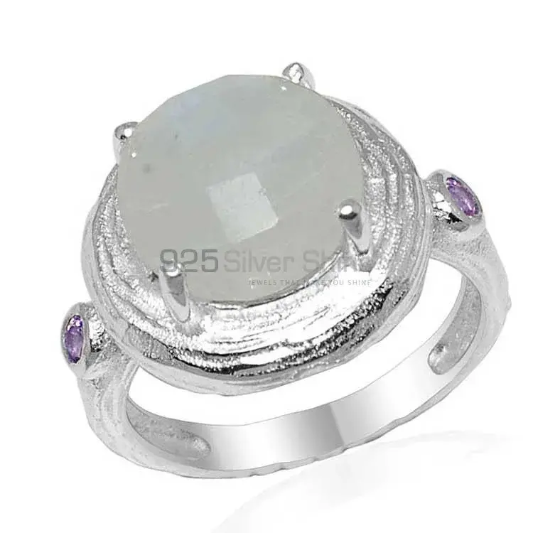 Semi Precious Multi Gemstone Rings In Solid 925 Silver 925SR1610_1