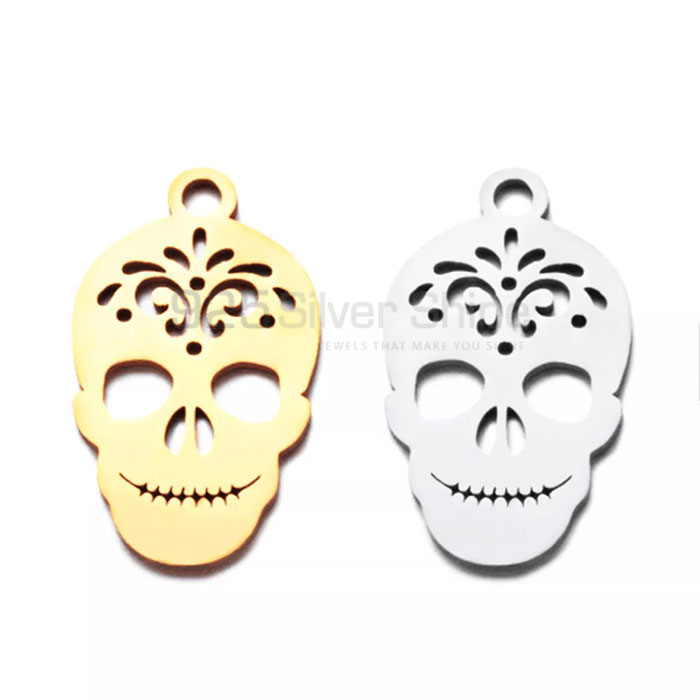 Skull Pendant, Animal Minimalist Pendant In 925 Sterling Silver AMP284_0