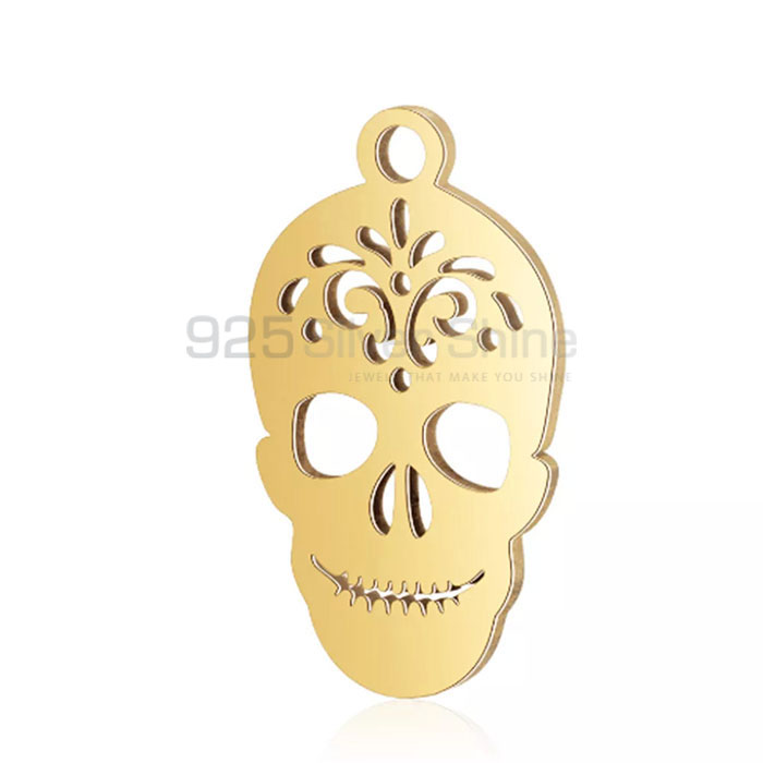 Skull Pendant, Animal Minimalist Pendant In 925 Sterling Silver AMP284_1