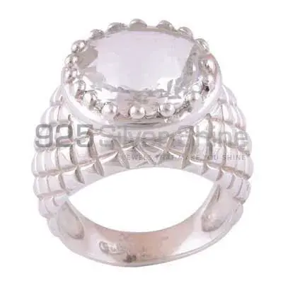 Solid 925 Silver Rings In Genuine Crystal Gemstone 925SR3510_0