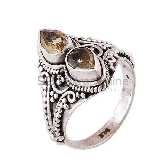 Solid 925 Silver Natural Smoky Quartz Gemstone 925SR3938_1