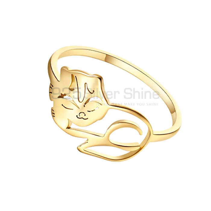 Sterling Silver Flower Design Minimalist Ring Jewelry FWMR236_0