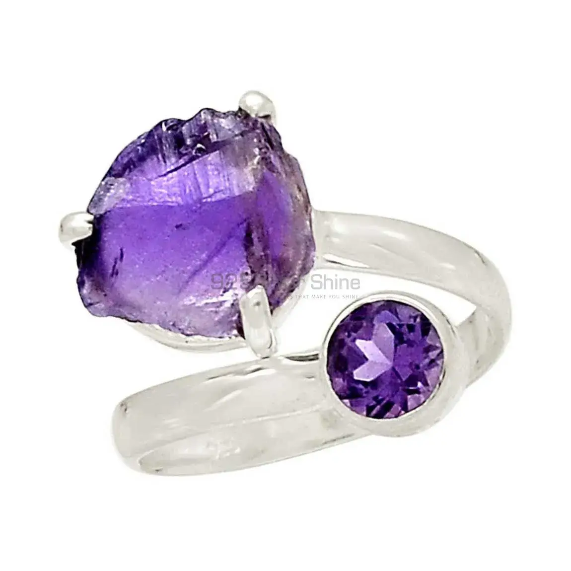 Stunning Amethyst Gemstone Ring In Sterling Silver Jewelry 925SR2377_1