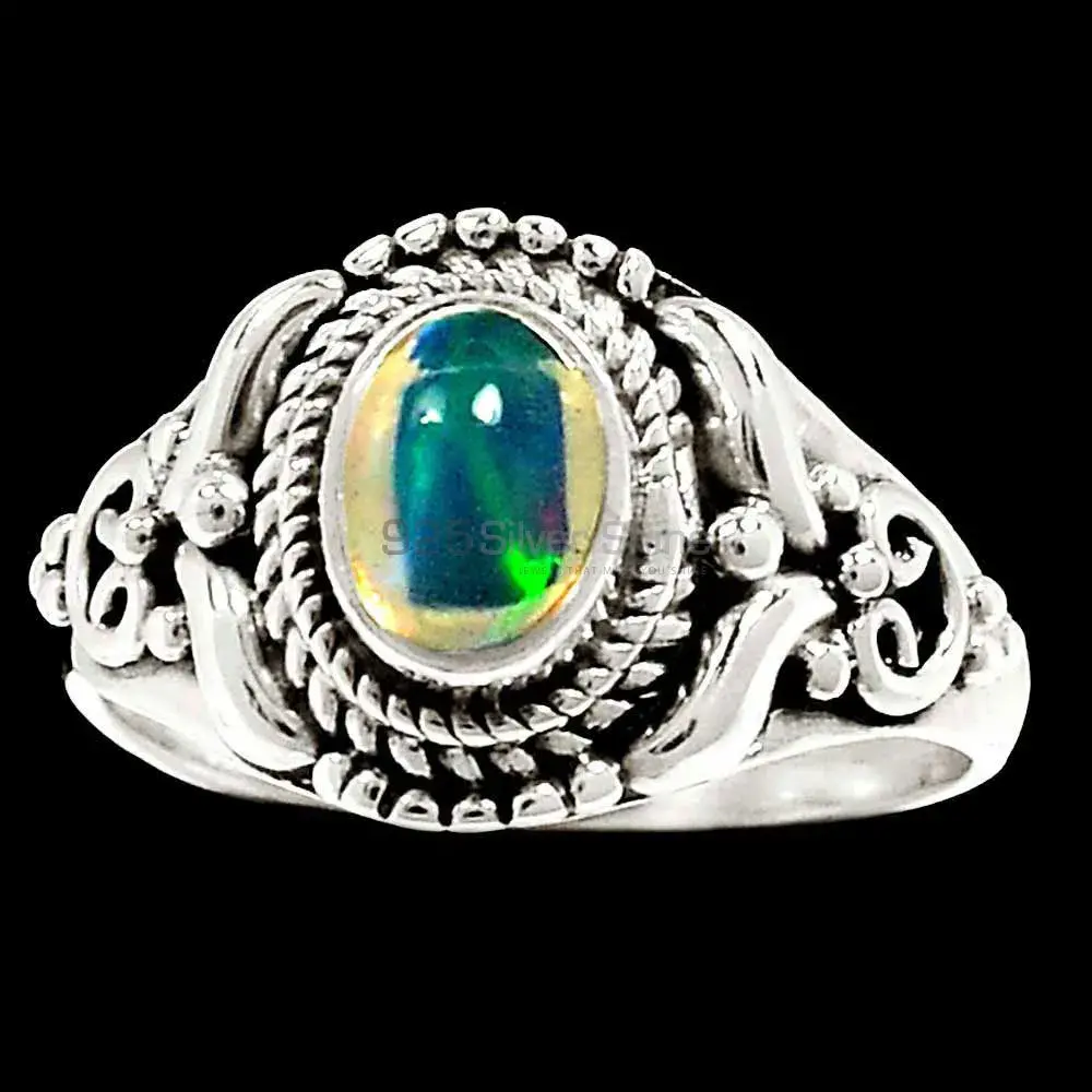 Stunning Opal Gemstone Handmade Ring In Sterling Silver Jewelry 925SR2329_1