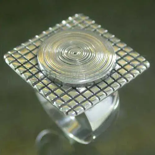 Stunning Plain Sterling Silver Rings Jewelry 925SR2644_0