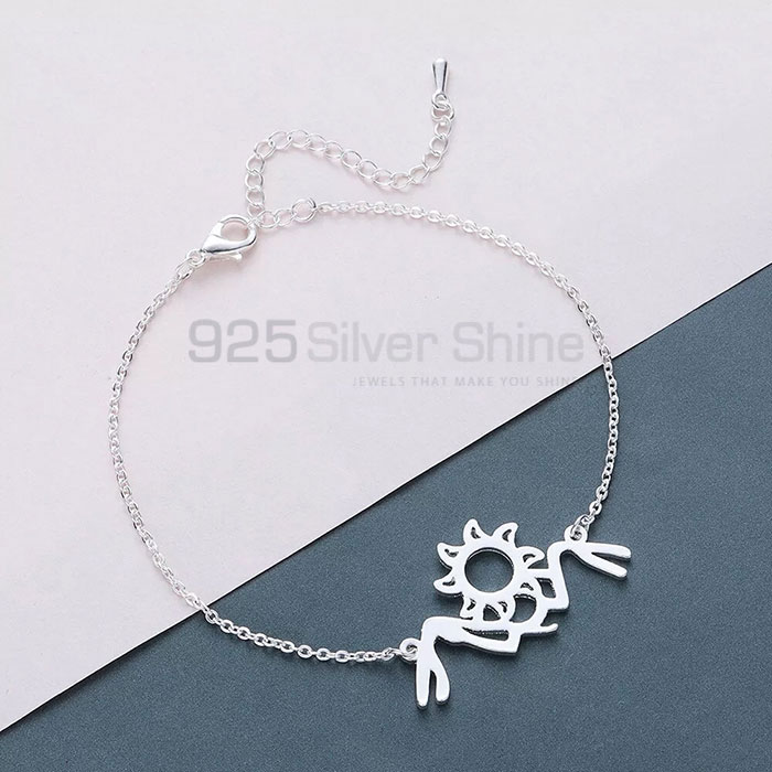 Stunning Sunflower Bracelet In Sterling Silver Jewelry MOMB379