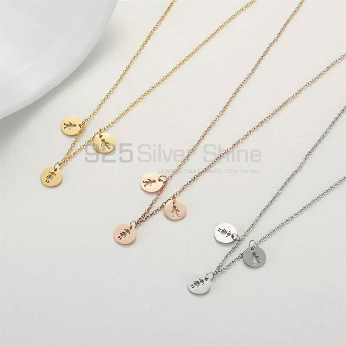 Stunning Family Minimalist Necklace In Sterling Silver FAMN124_0