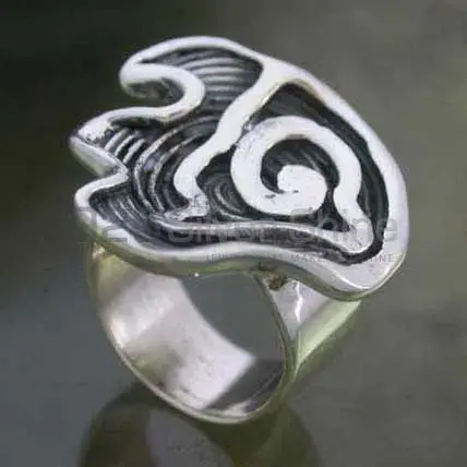 Plain Solid Sterling Silver Rings Jewelry 925SR2497_1