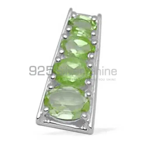 925 Solid Silver Pendants In Peridot Gemstone Jewelry 925SP1429